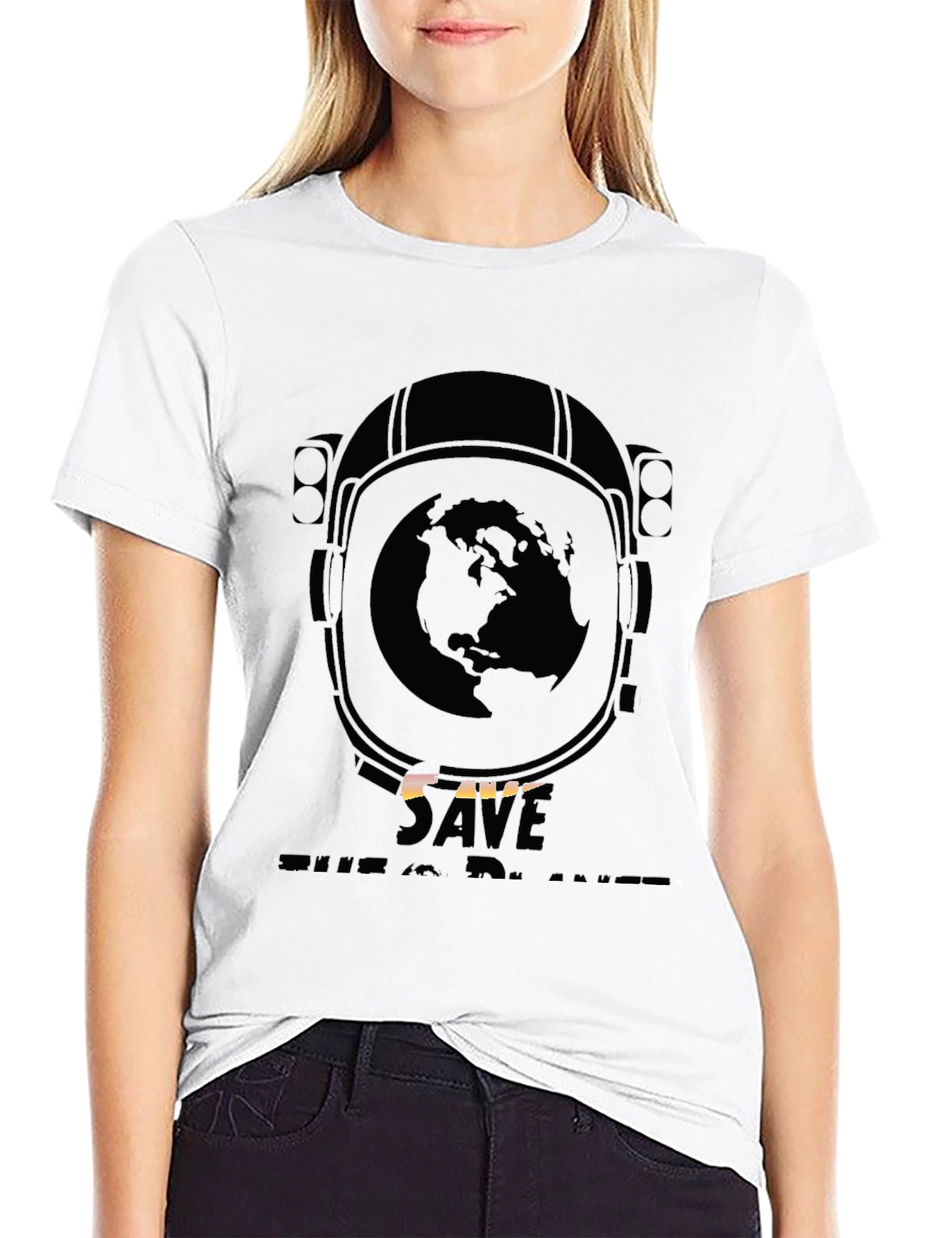 Save The Planet Astronaut T-Shirt