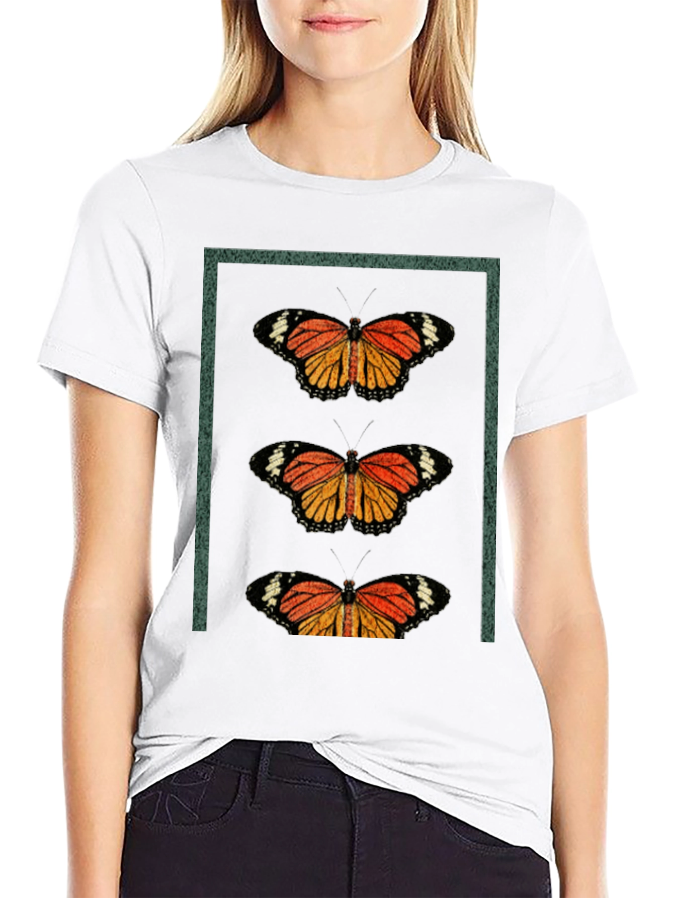 Butterfly Graphic Tee - Black