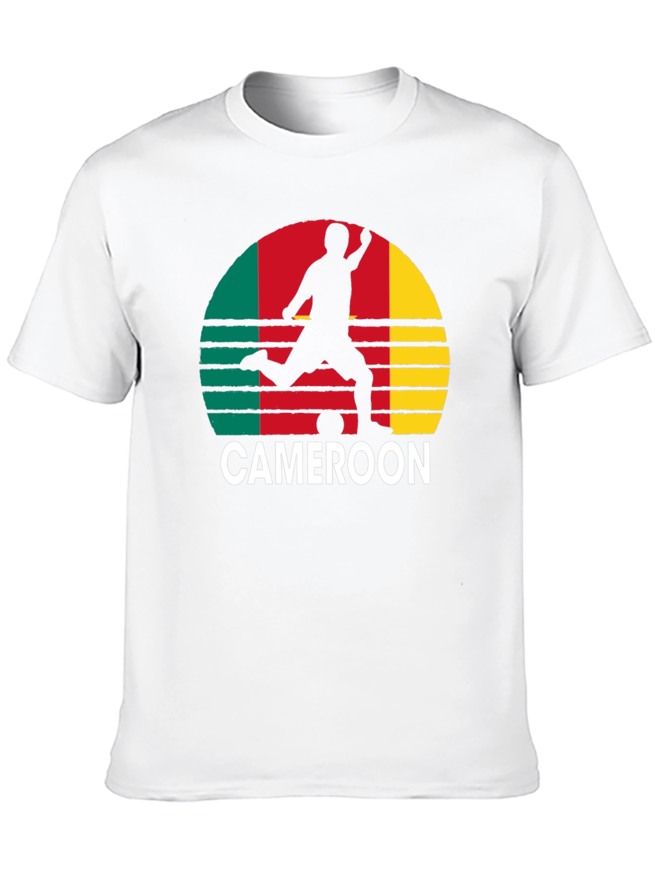 Cameroon Football T-Shirt - Retro Style
