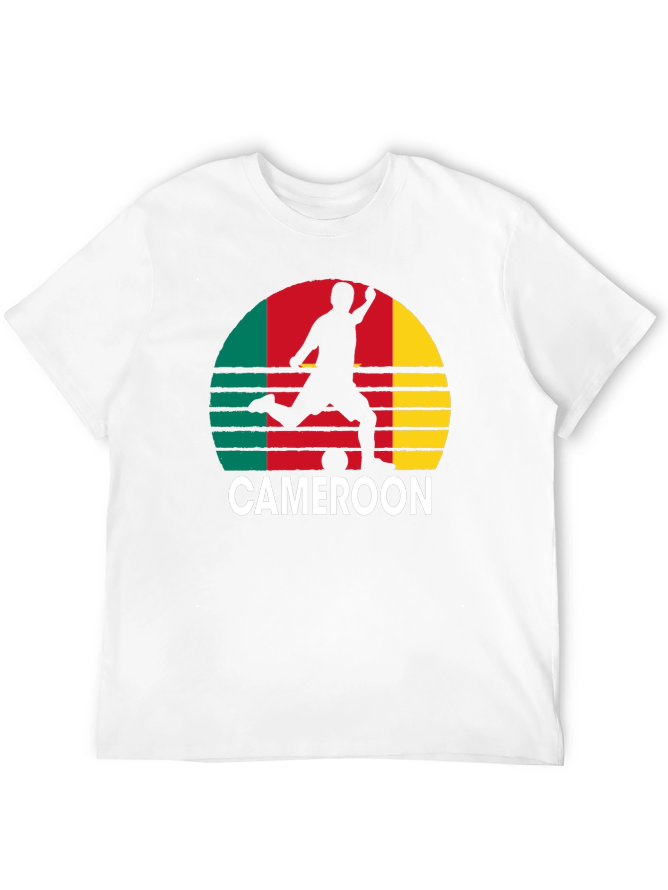 Cameroon Football T-Shirt - Retro Style
