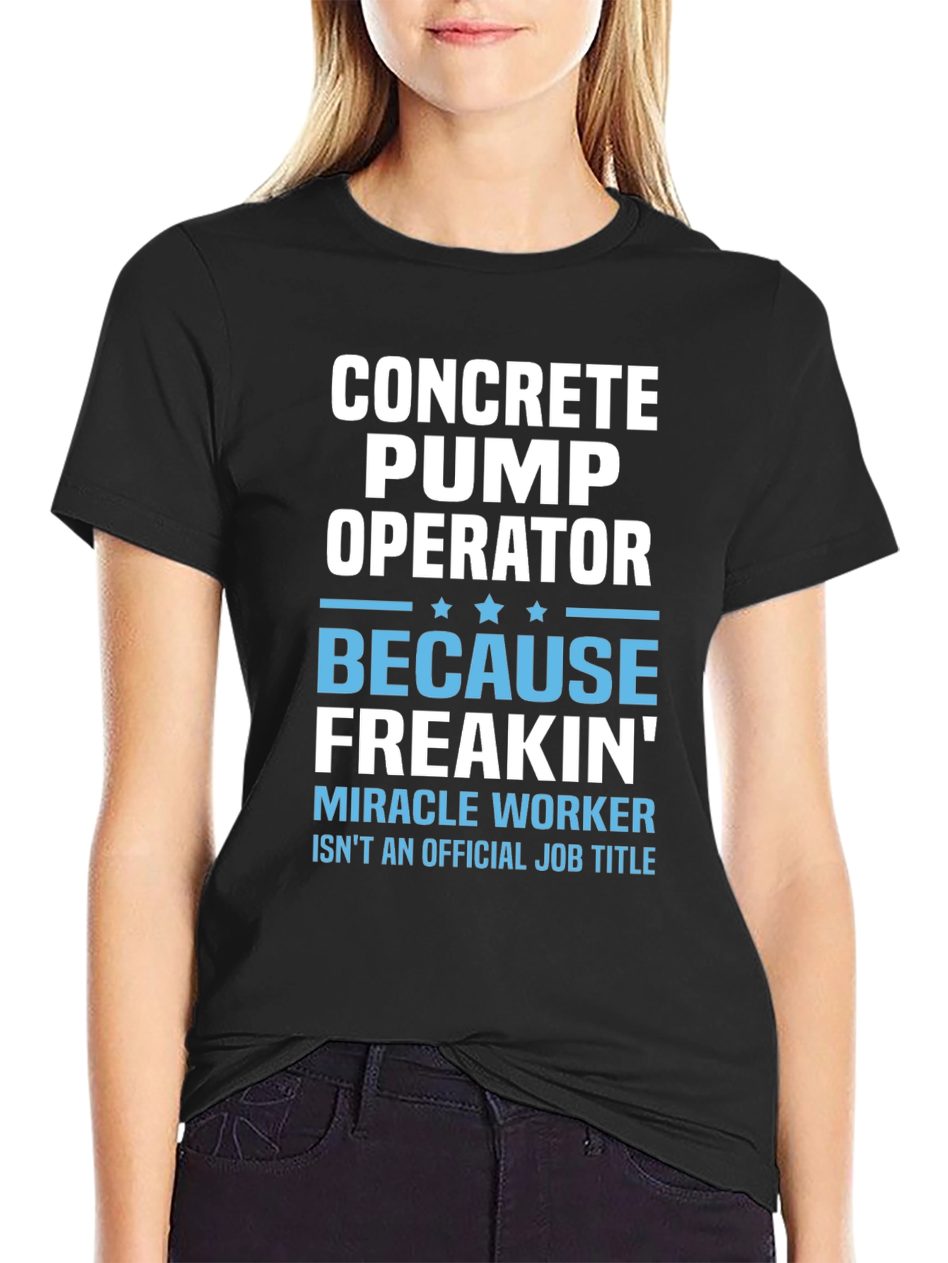 Concrete Pump Operator Funny Job Title T-Shirt