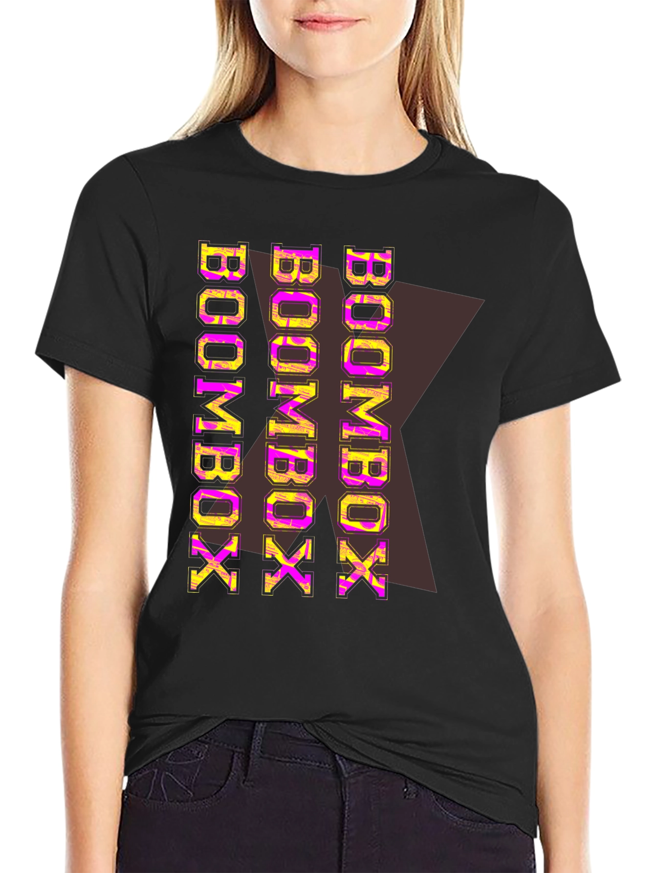 Boombox Graphic Print Mens T-Shirt