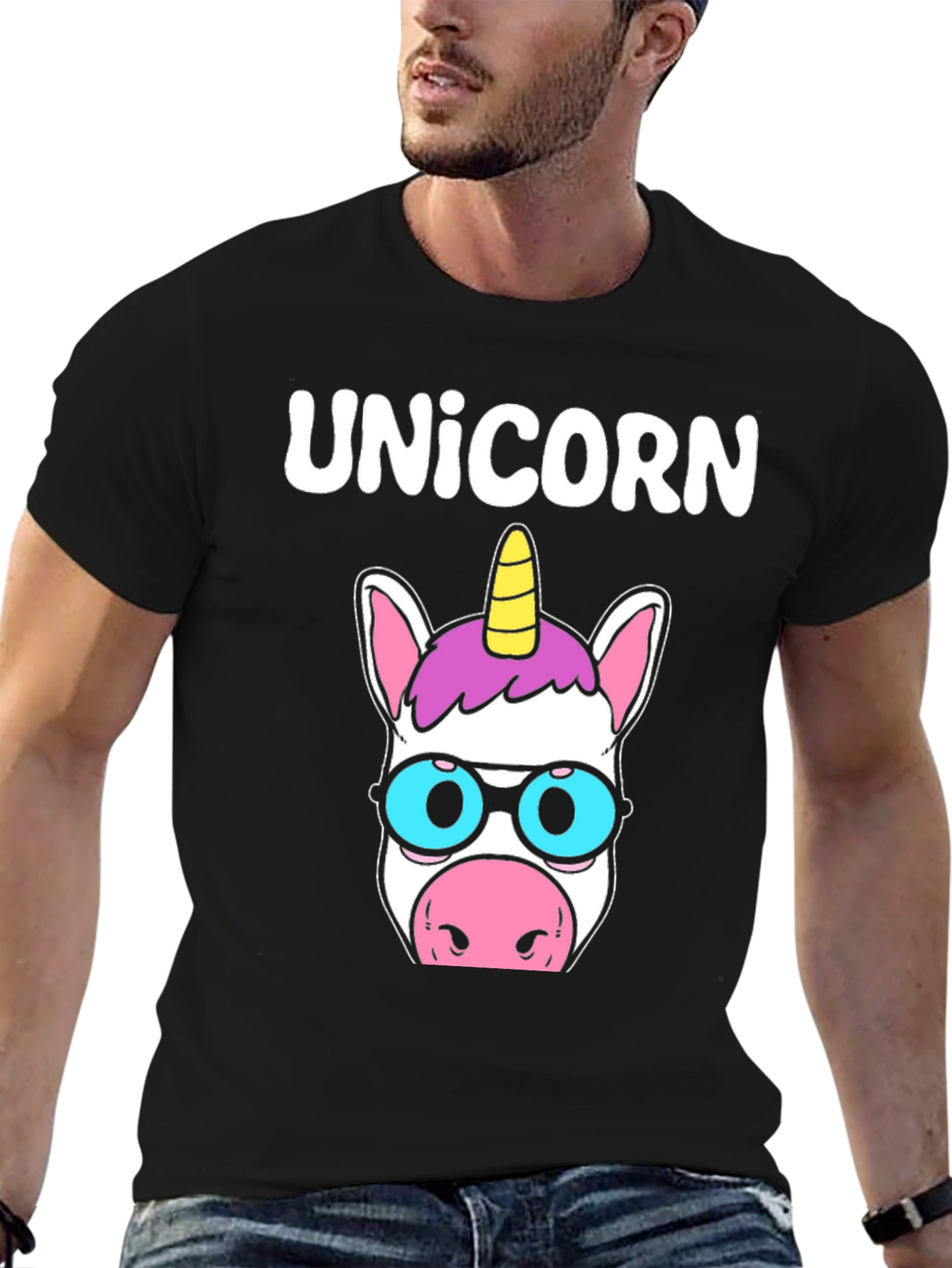 Unicorn T-Shirt - Cute Cartoon Style