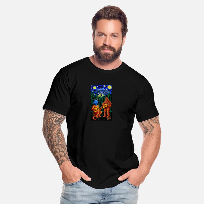 UFO Bigfoot Sasquatch Camping Playing