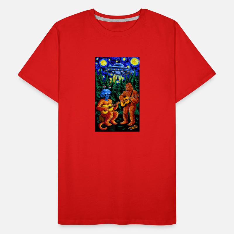 UFO Bigfoot Sasquatch Camping Playing