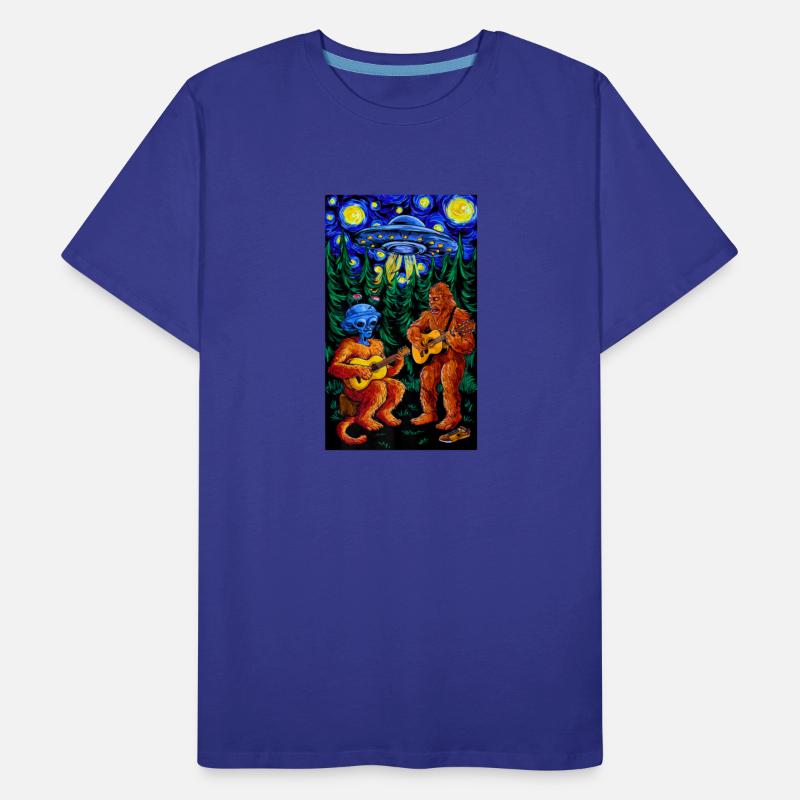 UFO Bigfoot Sasquatch Camping Playing