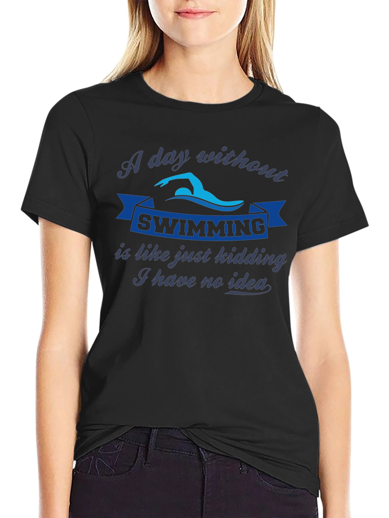 Swimming Fan T-Shirt: A Day Without Swimming