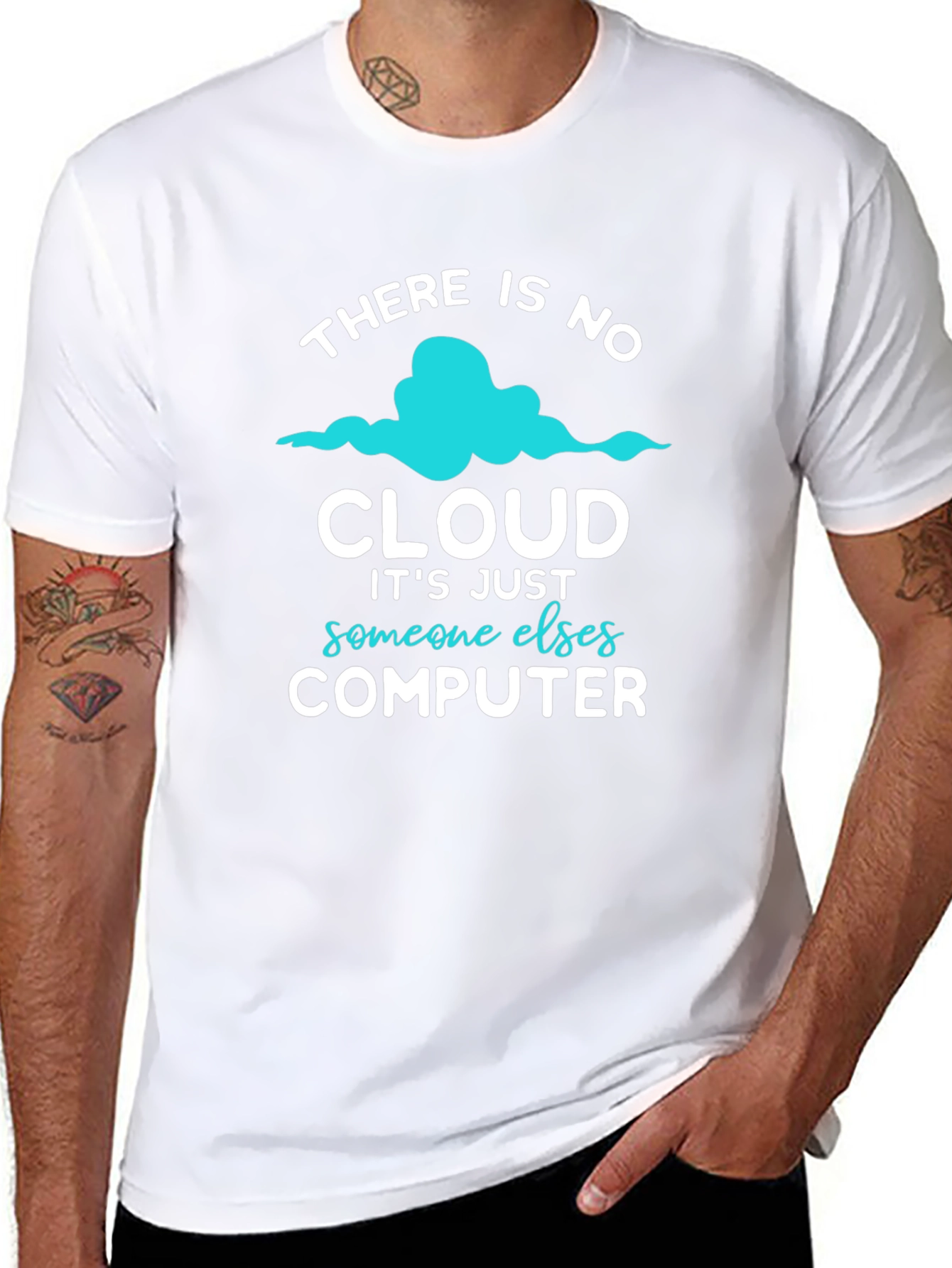 Cloud Computer T-Shirt
