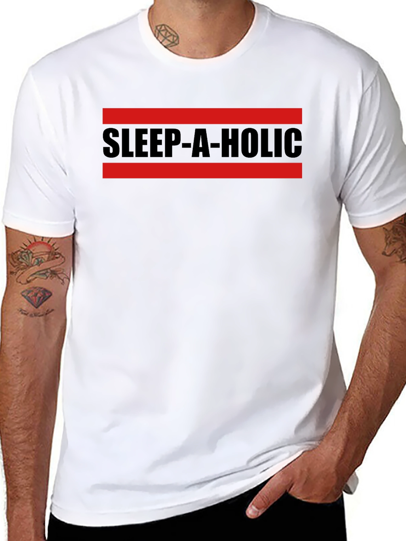 Sleep-A-Holic Graphic T-Shirt - Stylish & Comfortable