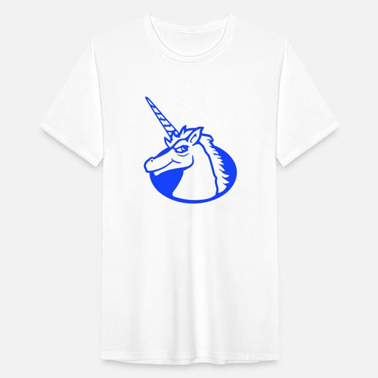 Unicorn Floor Hole Funny Cool Guy Comic Cartoon