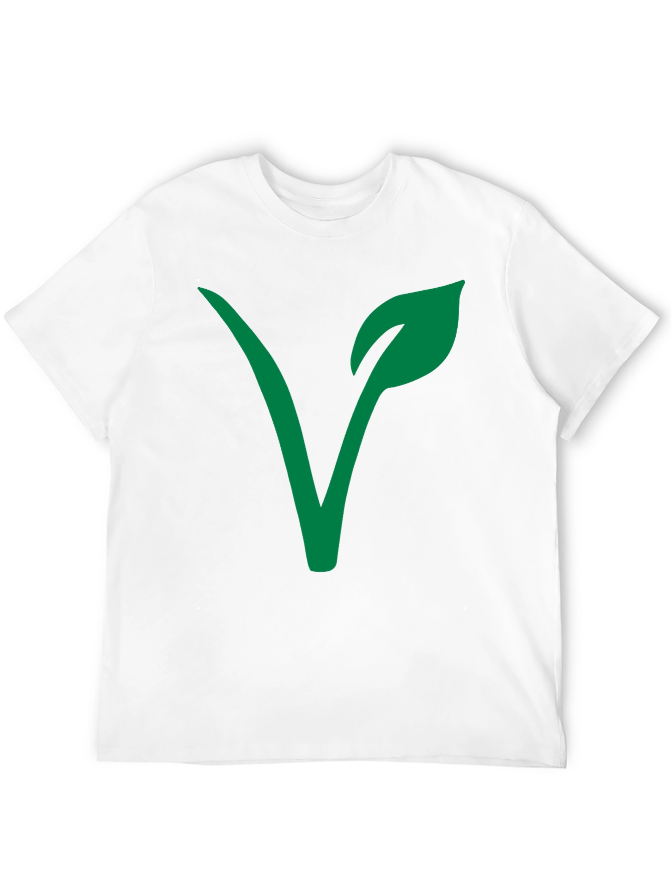 Vegan T-Shirt - Green Plant Logo