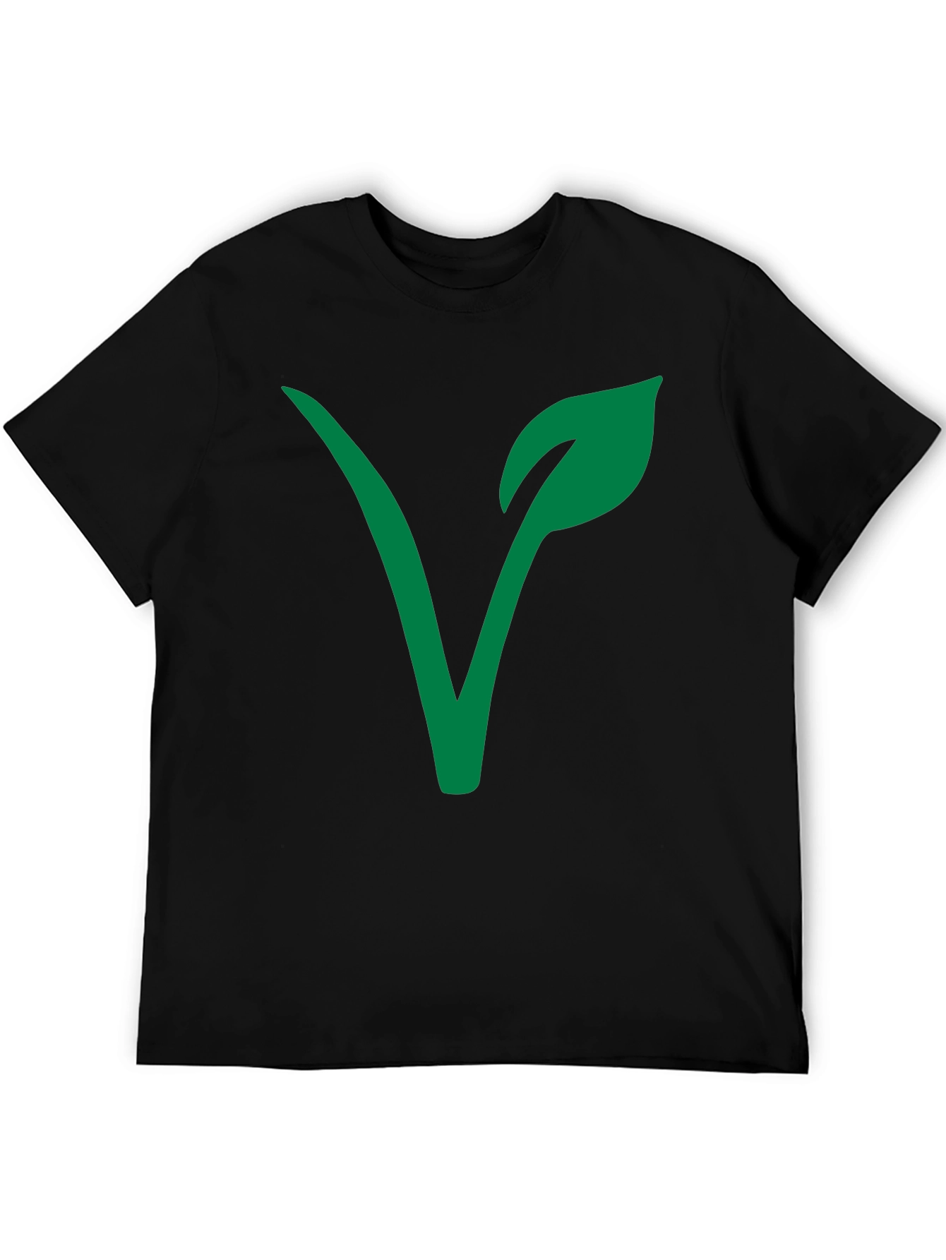 Vegan T-Shirt - Green Plant Logo