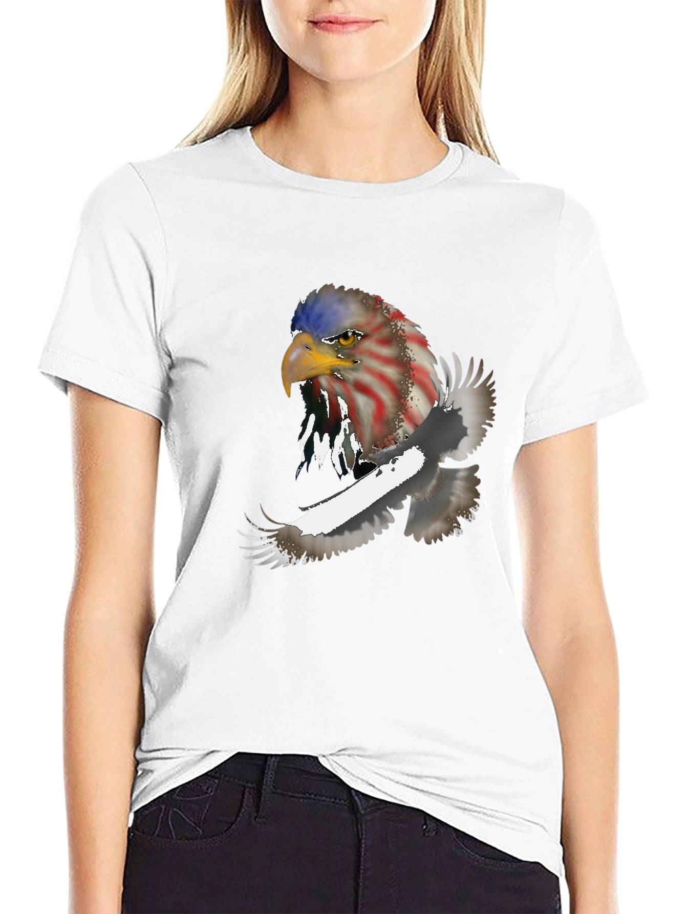 American Eagle Graphic Black T-Shirt