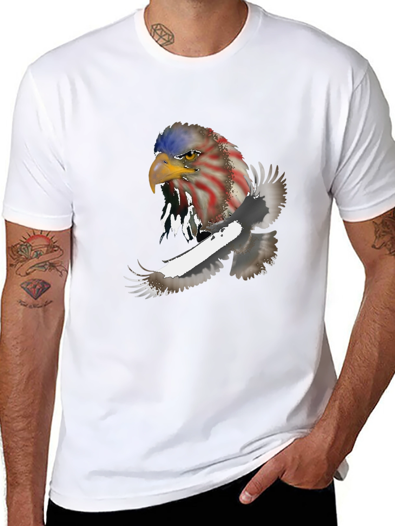 American Eagle Graphic Black T-Shirt