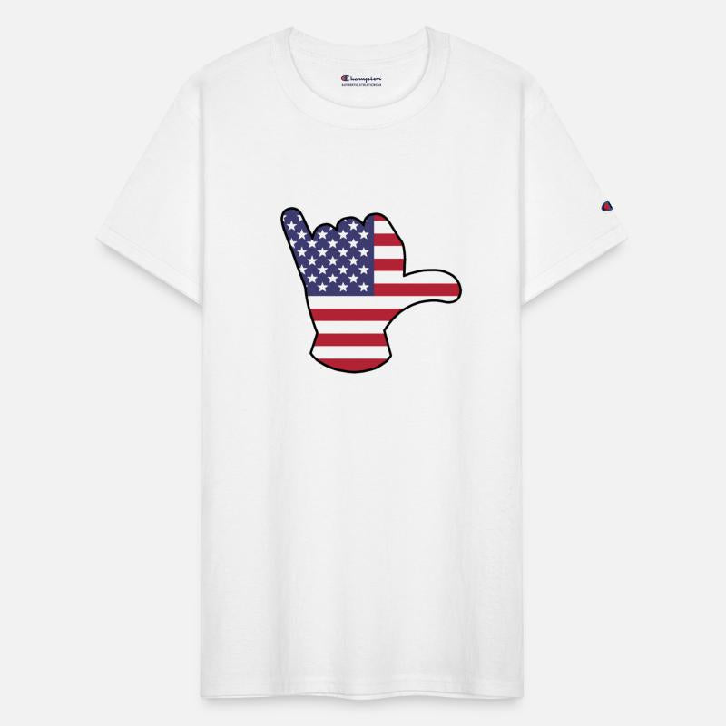 USA flag Shaka