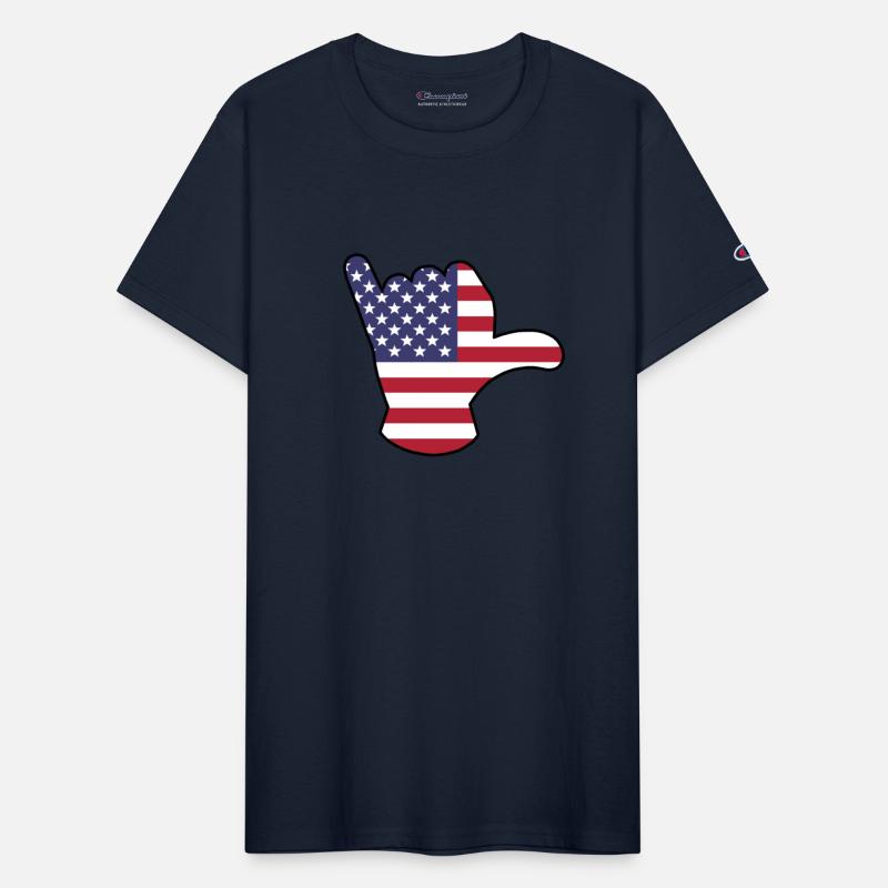 USA flag Shaka