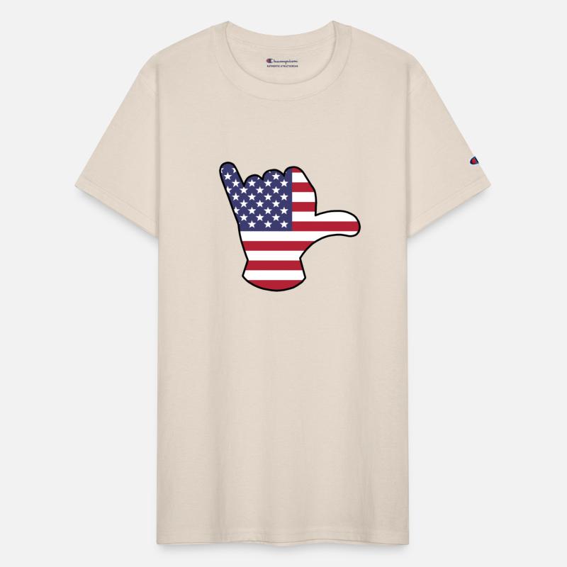 USA flag Shaka