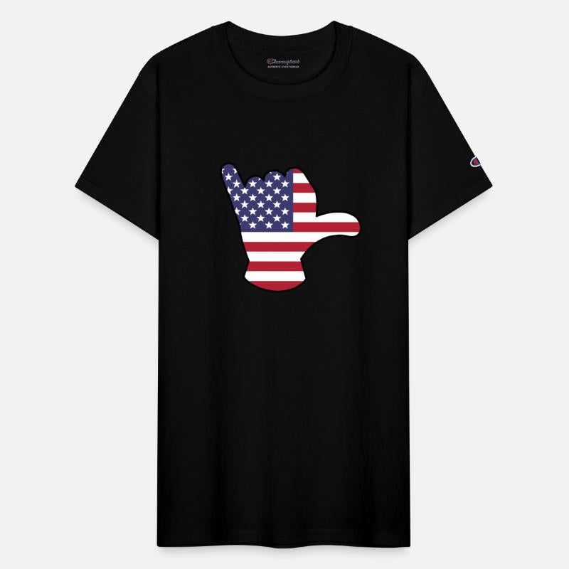 USA flag Shaka