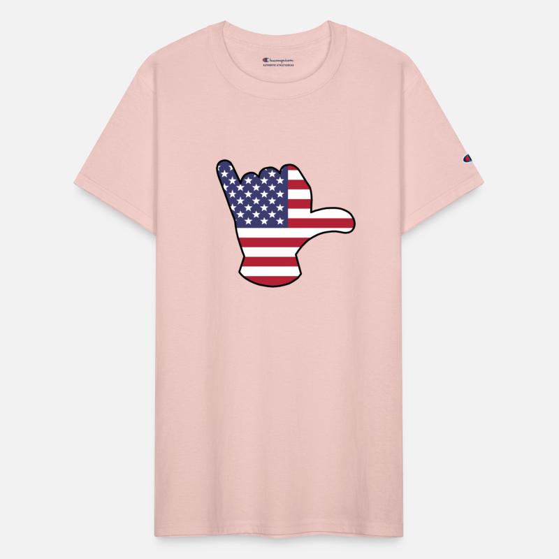 USA flag Shaka