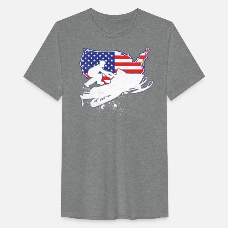 USA Snowmobile Winter Snow Sports