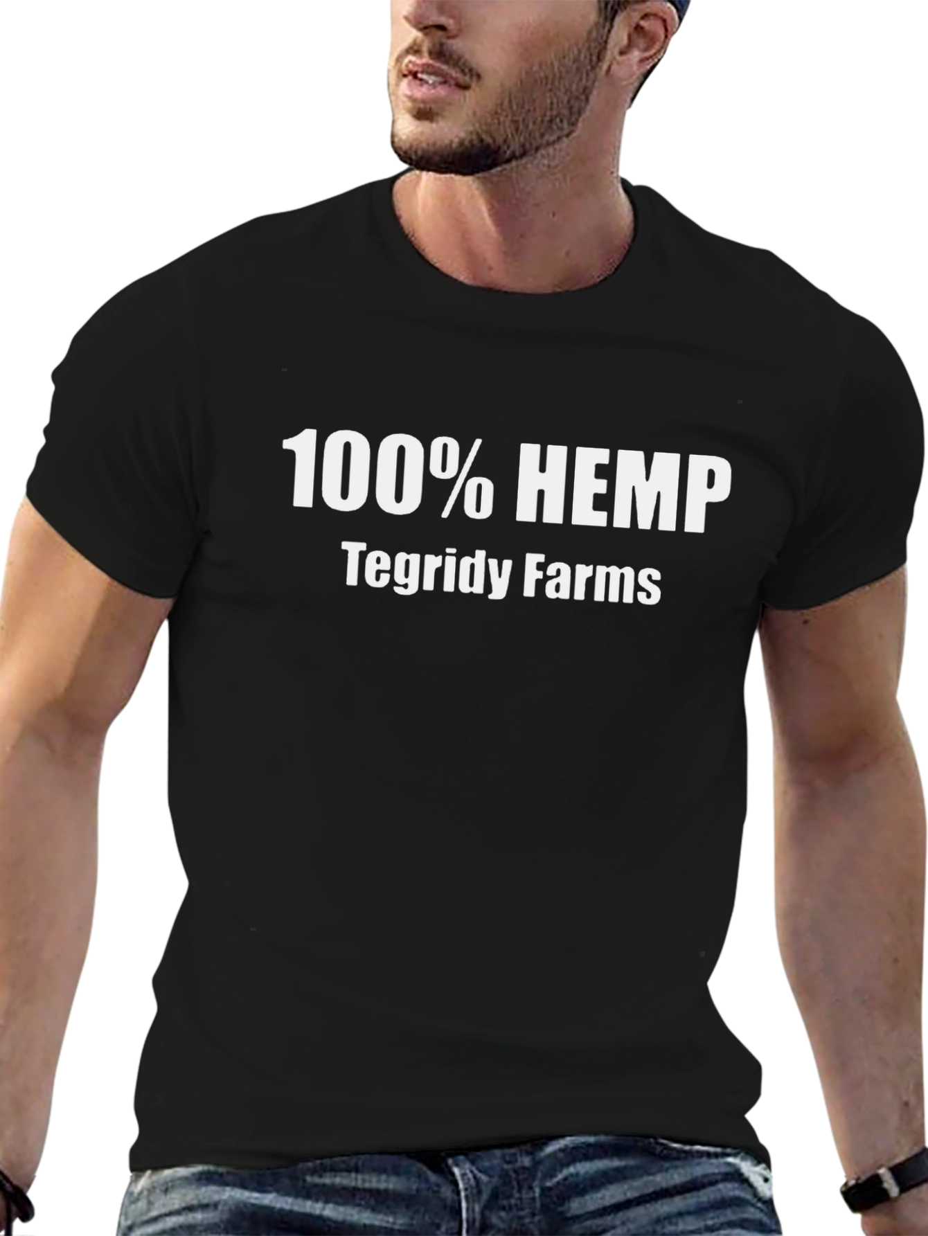 100% Hemp Tegridy Farms Black T-Shirt
