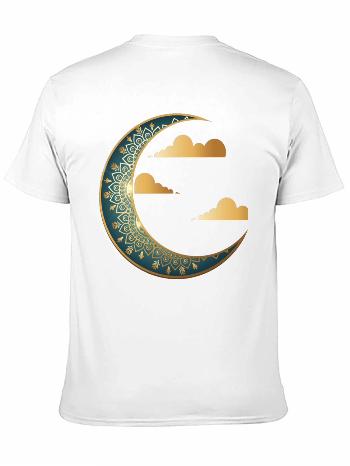 Crescent Moon & Clouds Graphic Tee