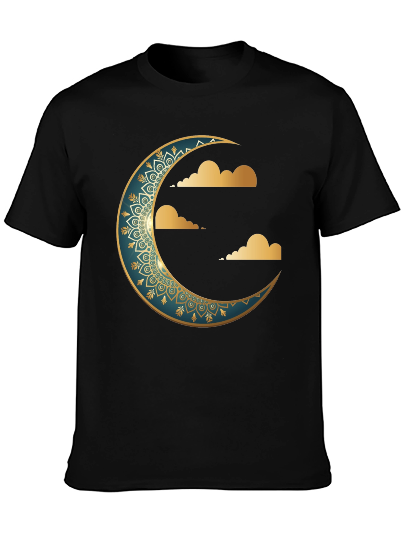 Crescent Moon & Clouds Graphic Tee