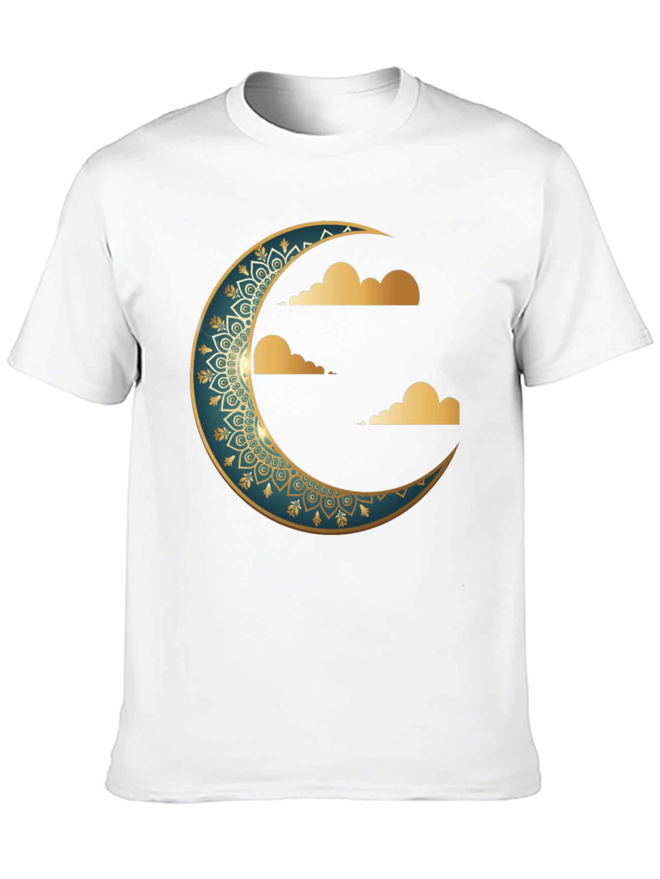 Crescent Moon & Clouds Graphic Tee