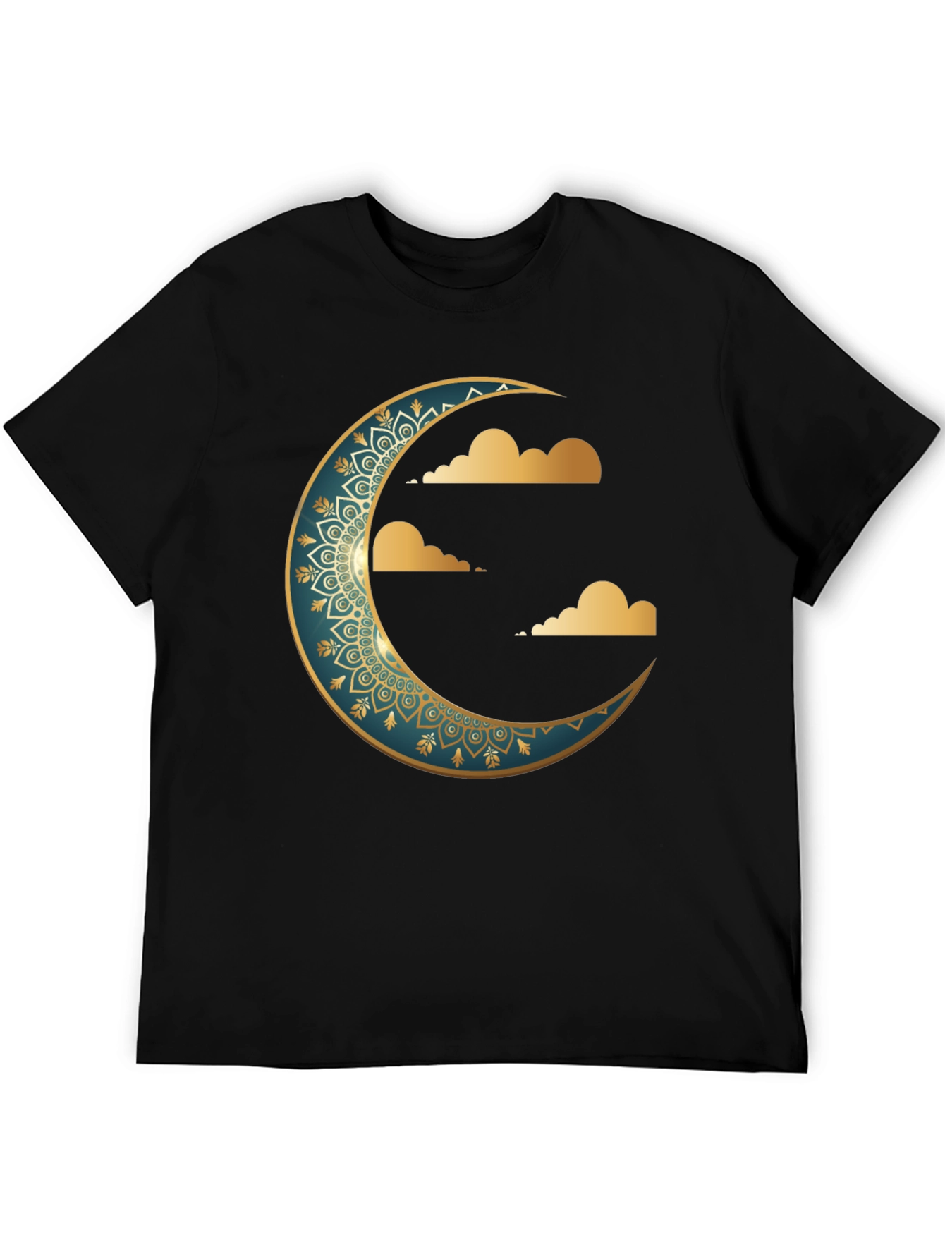 Crescent Moon & Clouds Graphic Tee