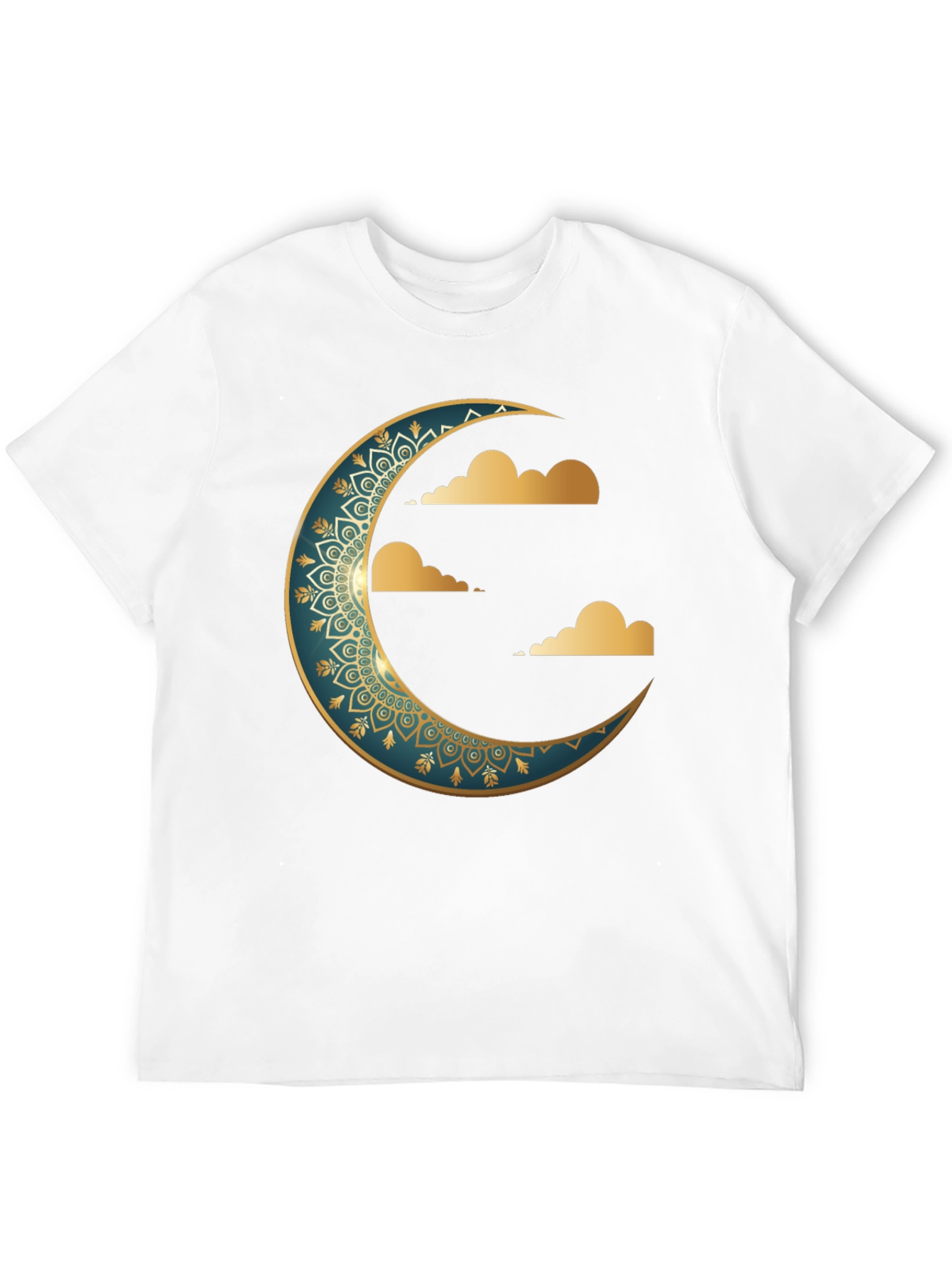 Crescent Moon & Clouds Graphic Tee
