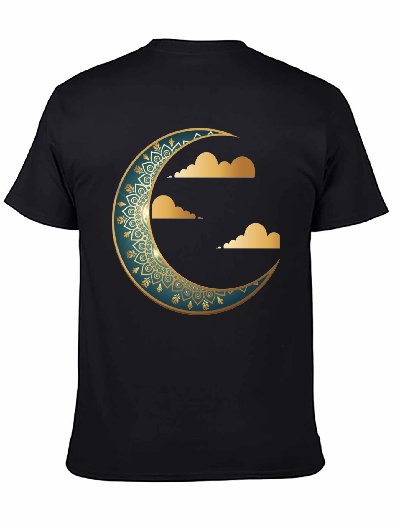 Crescent Moon & Clouds Graphic Tee
