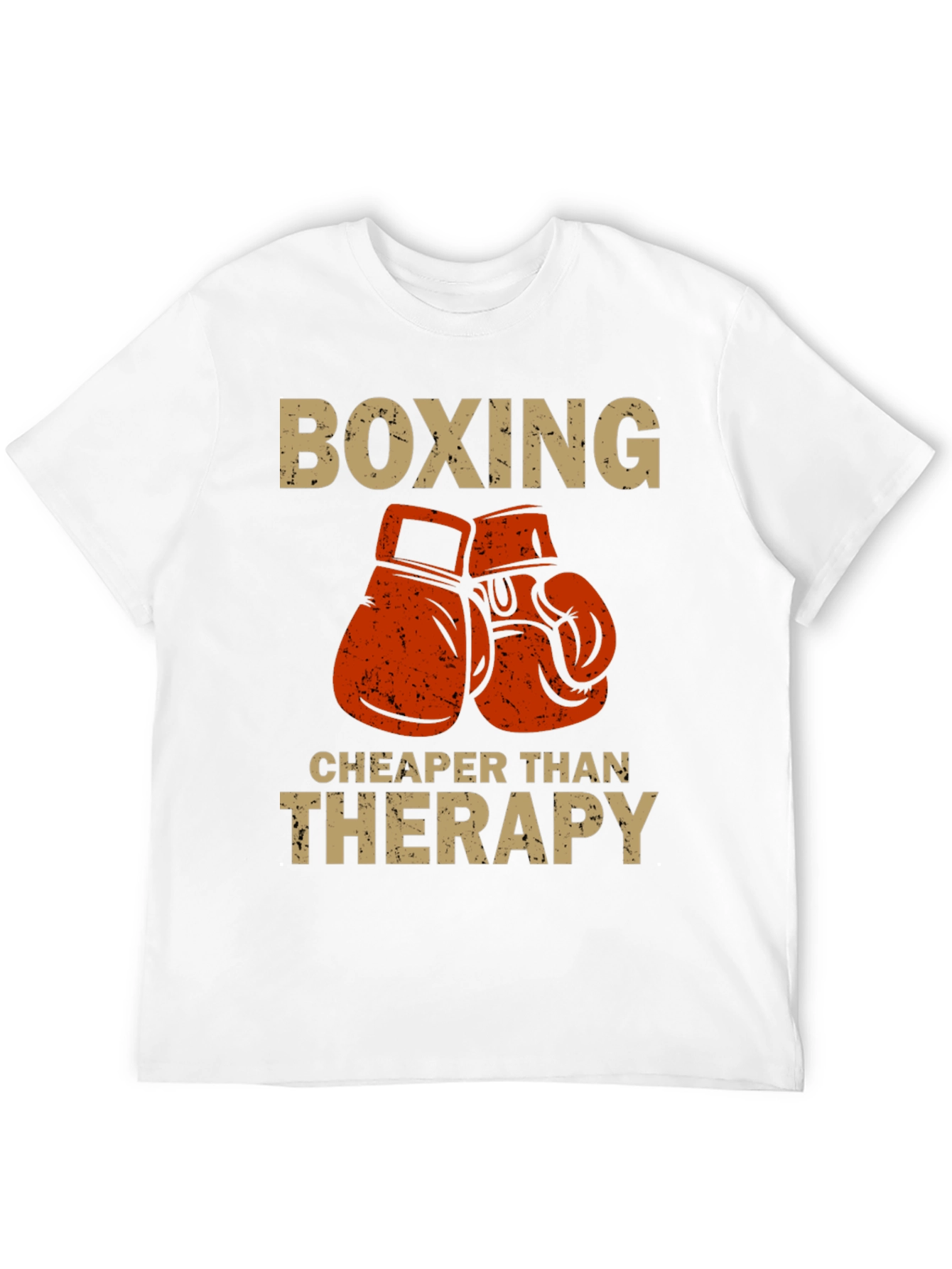 Boxing Cheaper Than Therapy T-Shirt