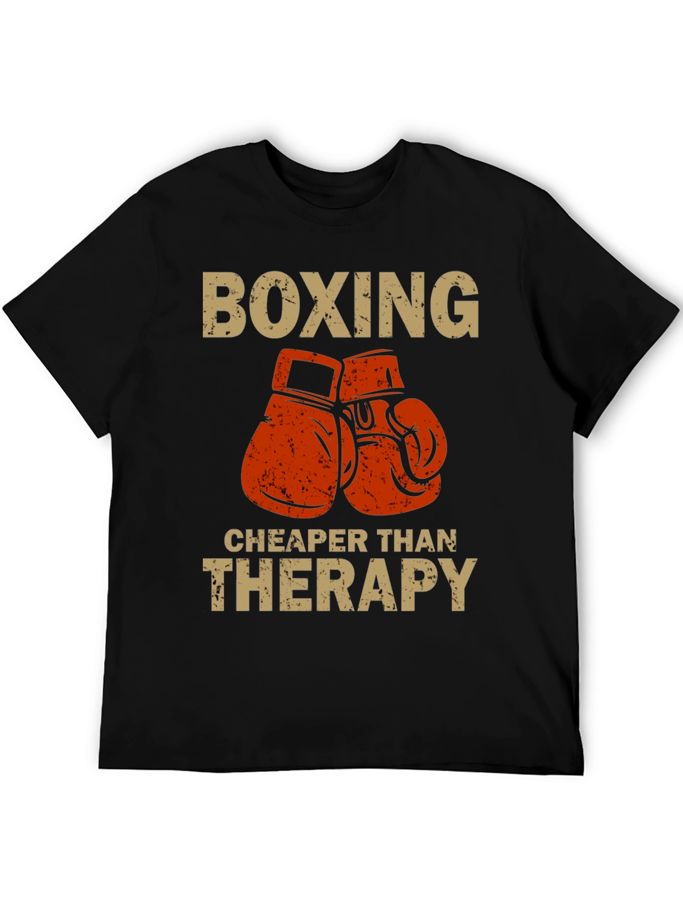 Boxing Cheaper Than Therapy T-Shirt