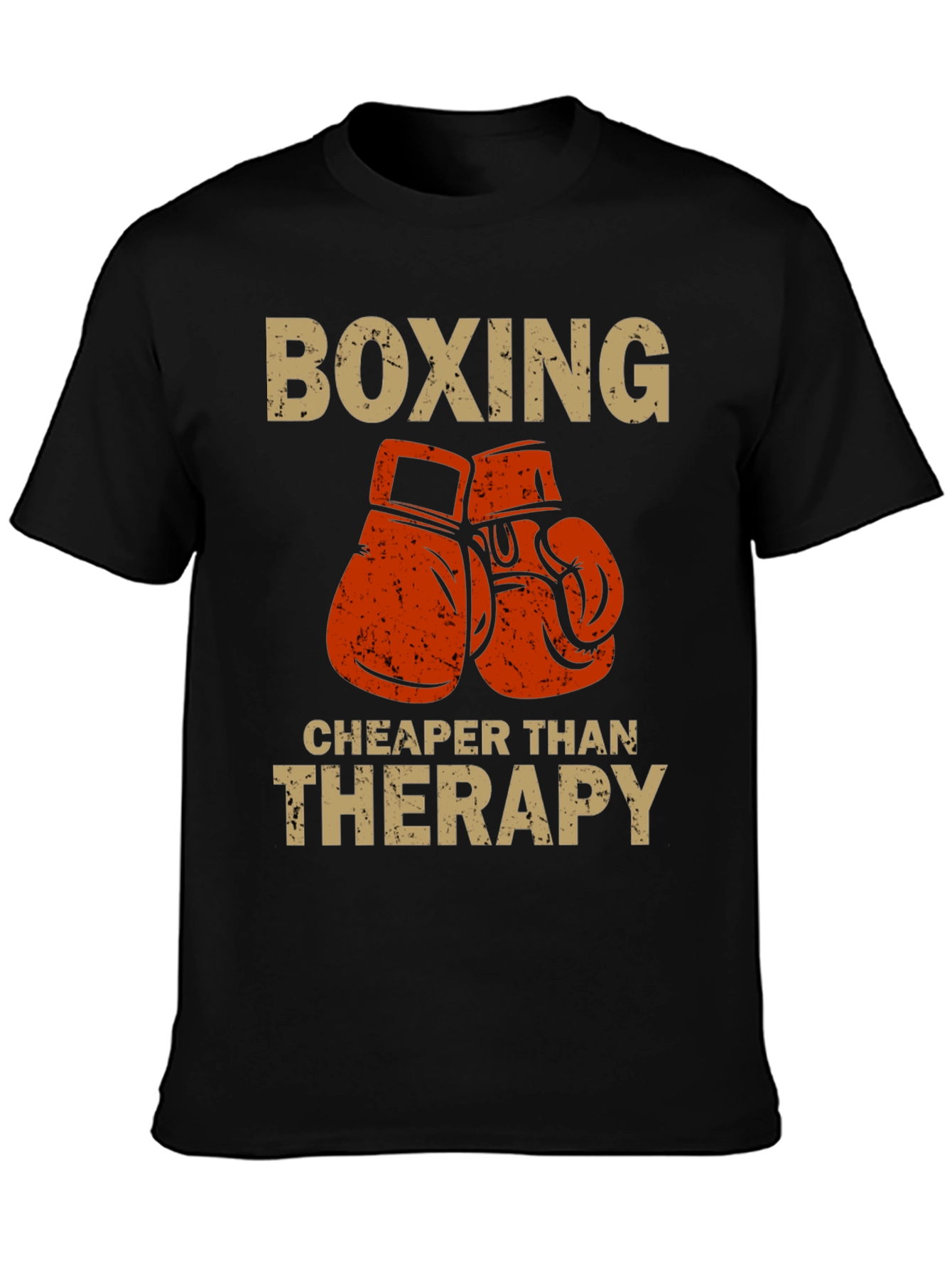 Boxing Cheaper Than Therapy T-Shirt