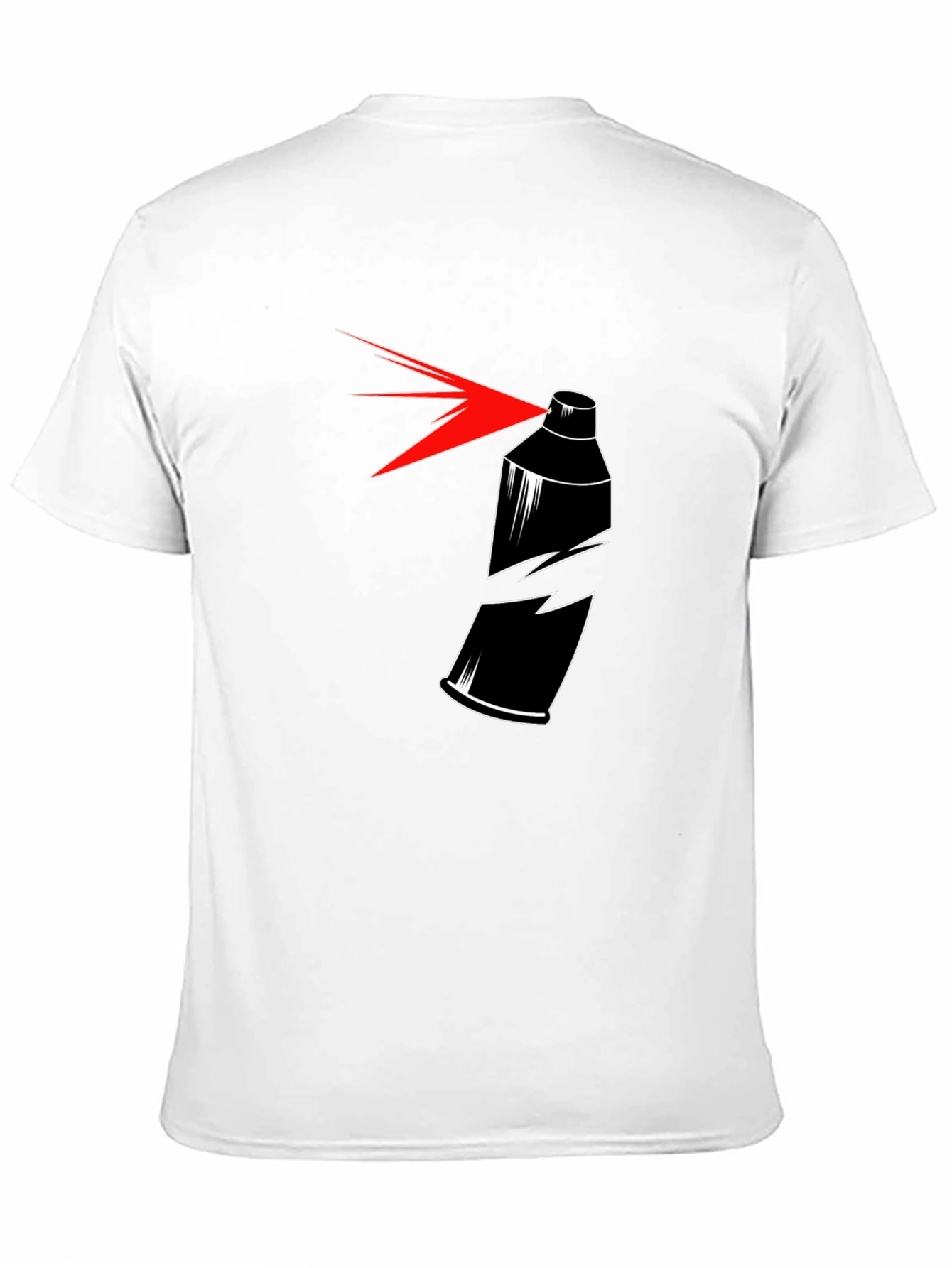 Spray Paint Can Broken Graphic T-Shirt