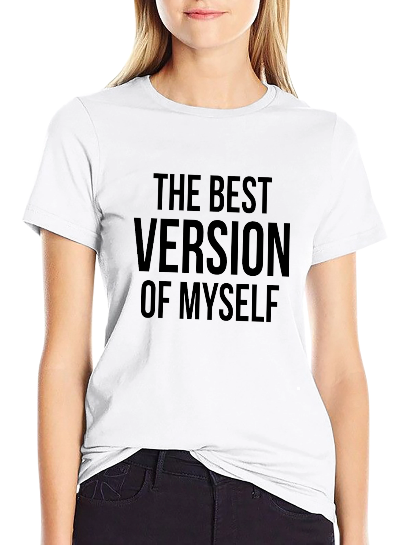 The Best Version of Myself Graphic Tee - Black