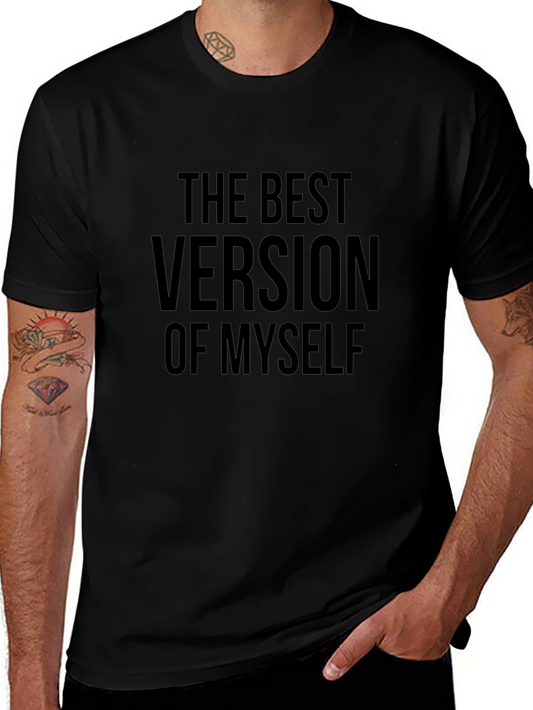 The Best Version of Myself Graphic Tee - Black