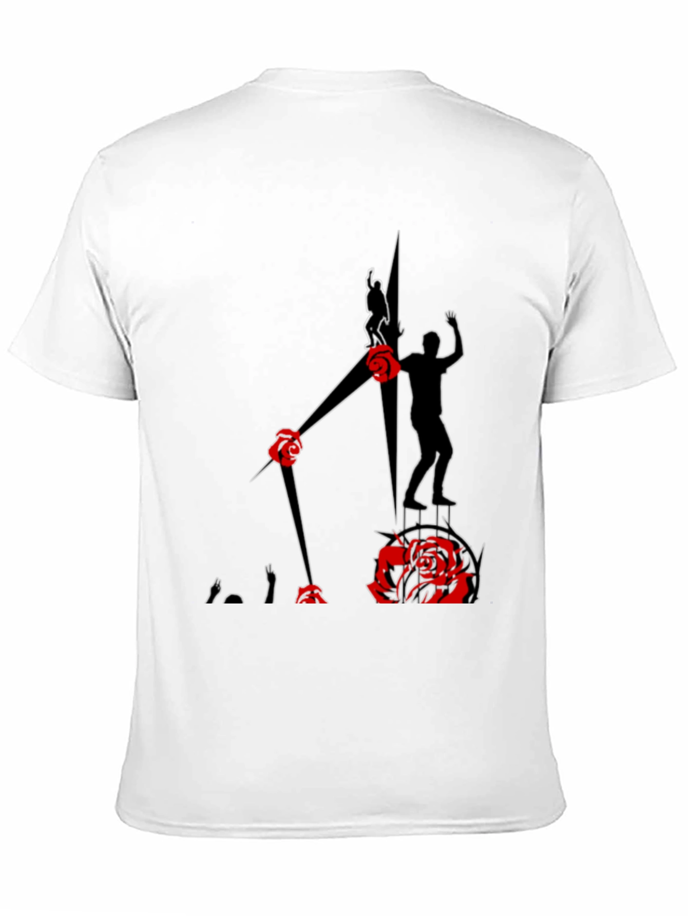 Abstract Rose Clock T-Shirt