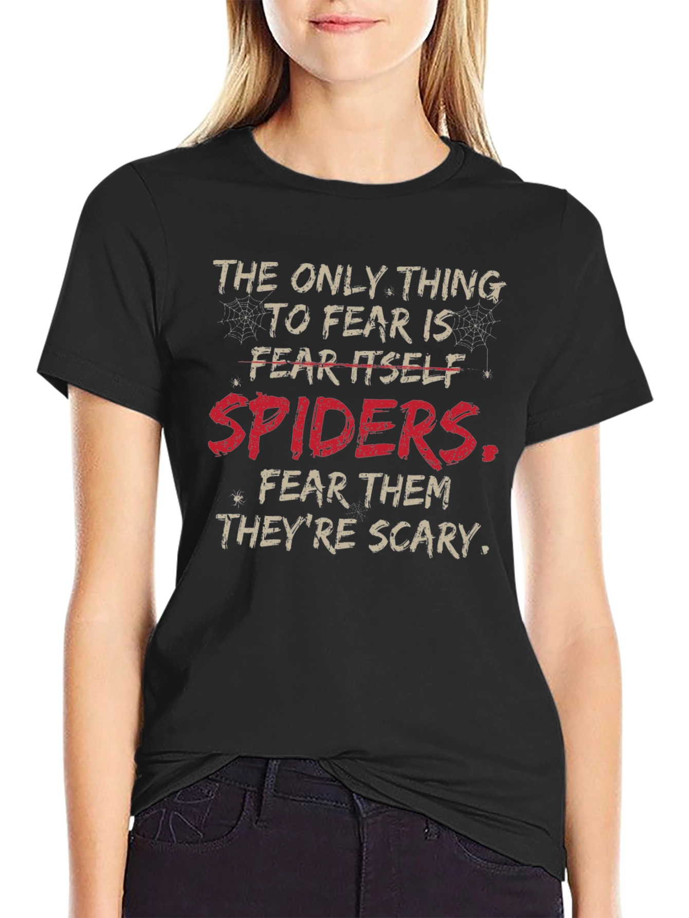 Spiders T-Shirt: Fear Itself Funny Graphic Tee