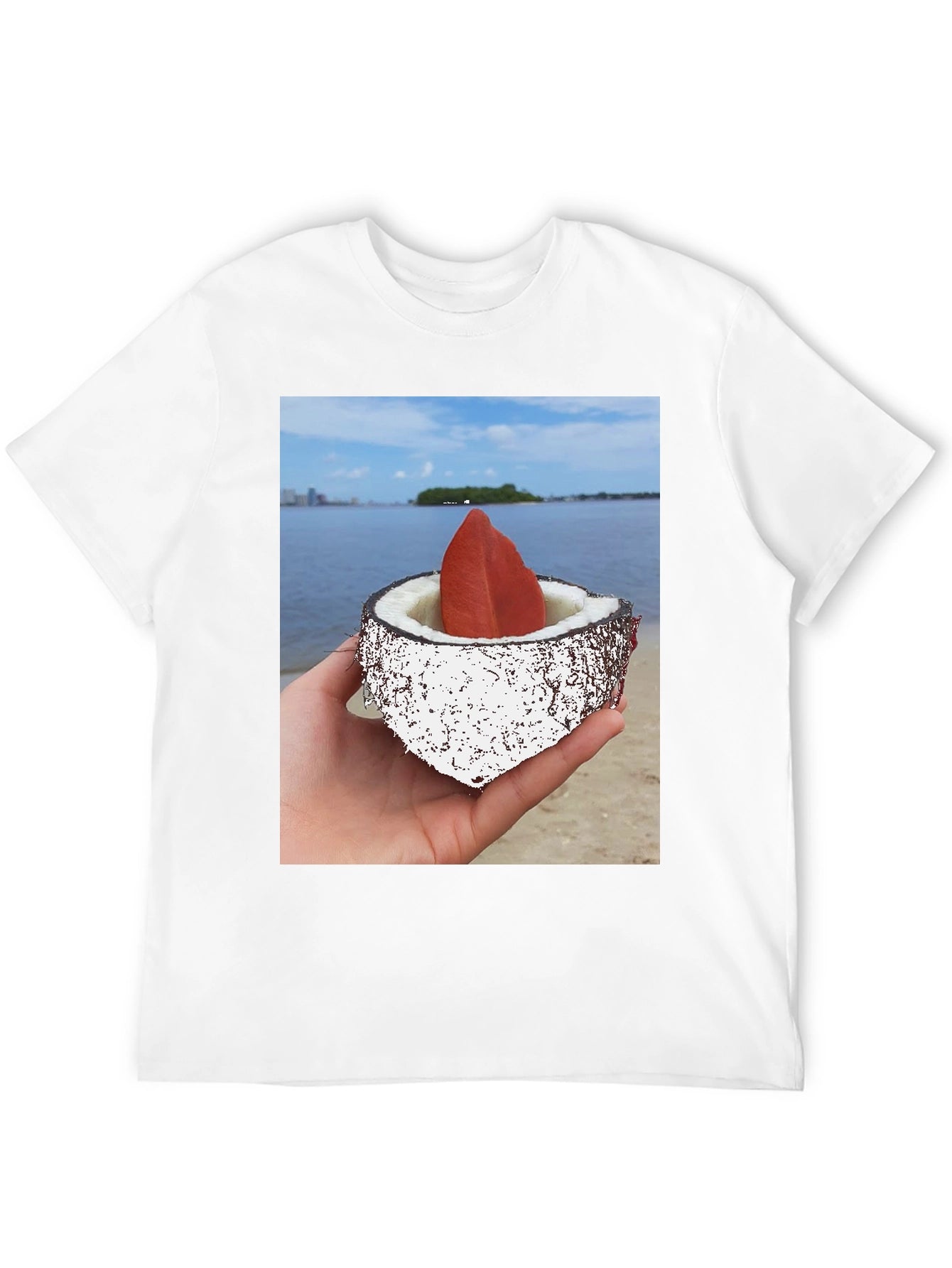Coconut Beach T-Shirt - Tropical Style
