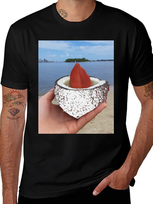 Coconut Beach T-Shirt - Tropical Style
