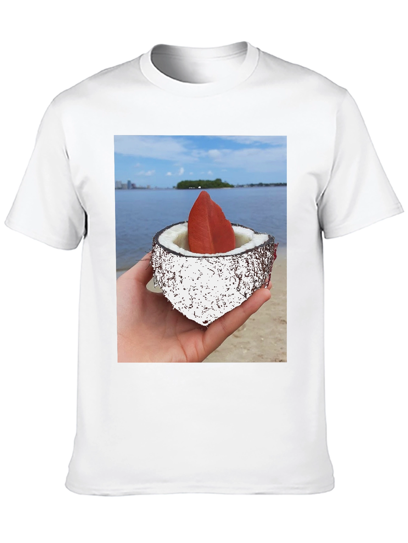 Coconut Beach T-Shirt - Tropical Style