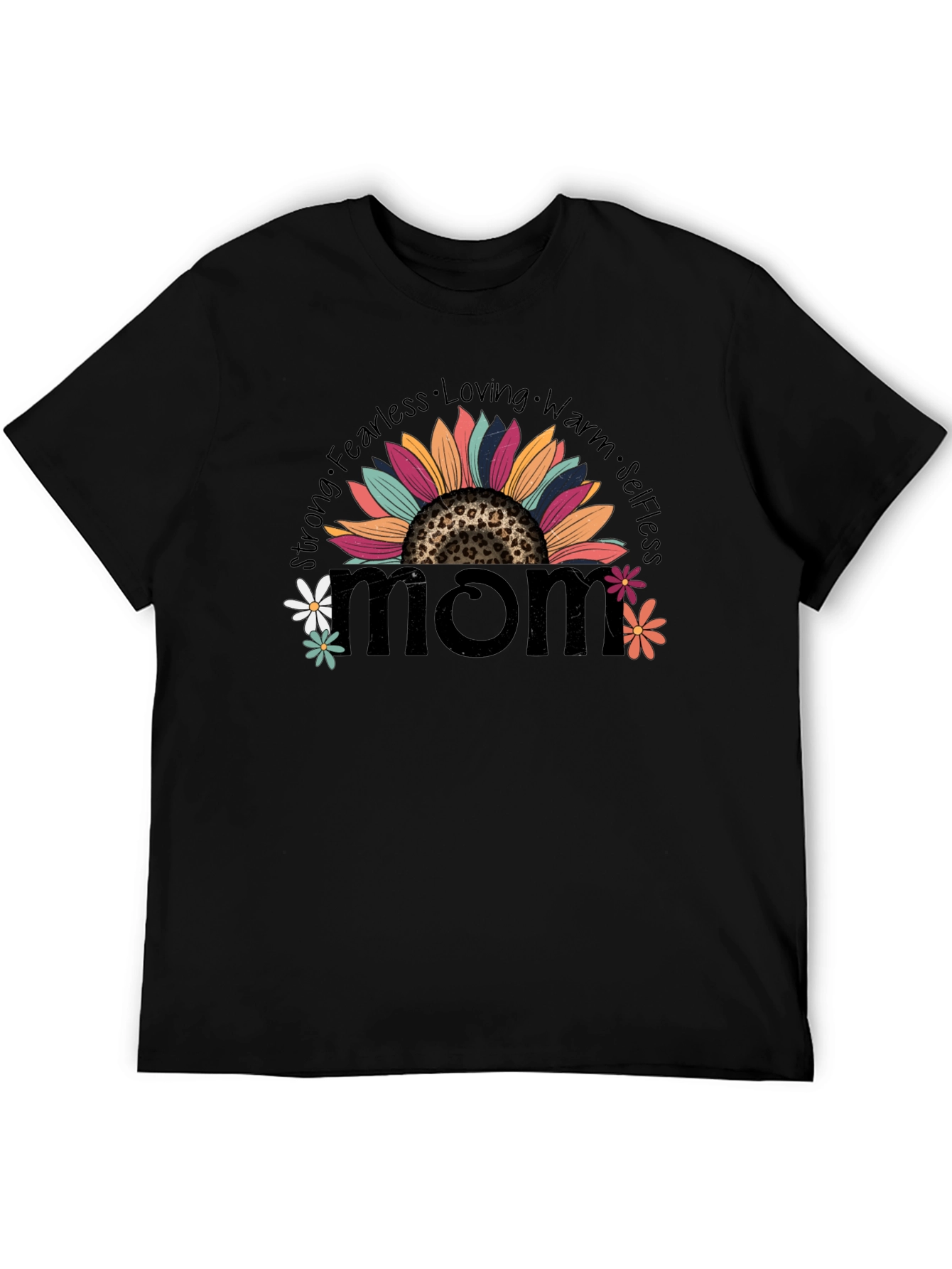 Sunflower Mom Graphic T-Shirt