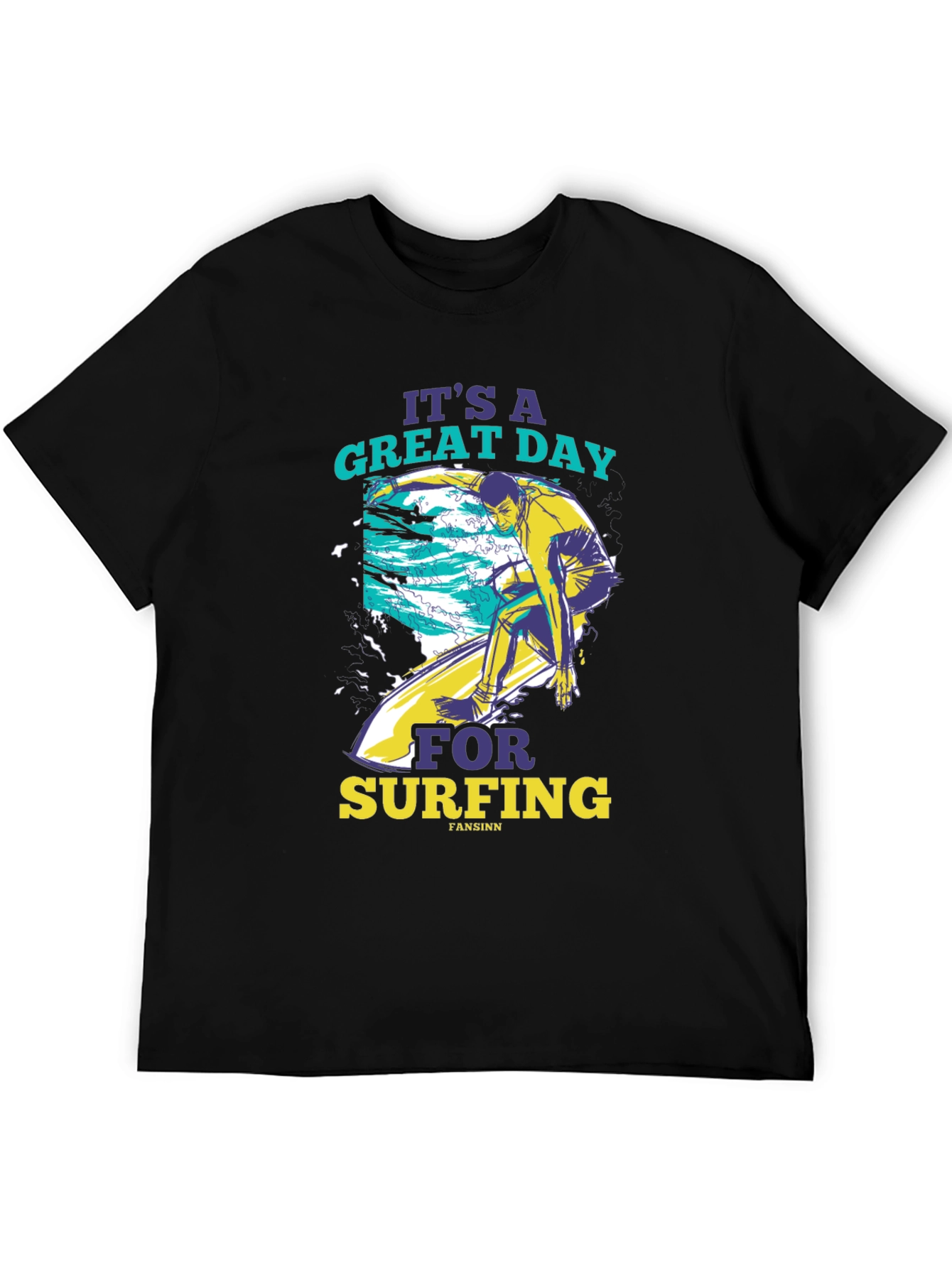Surfing Graphic Tee - Its a Great Day!