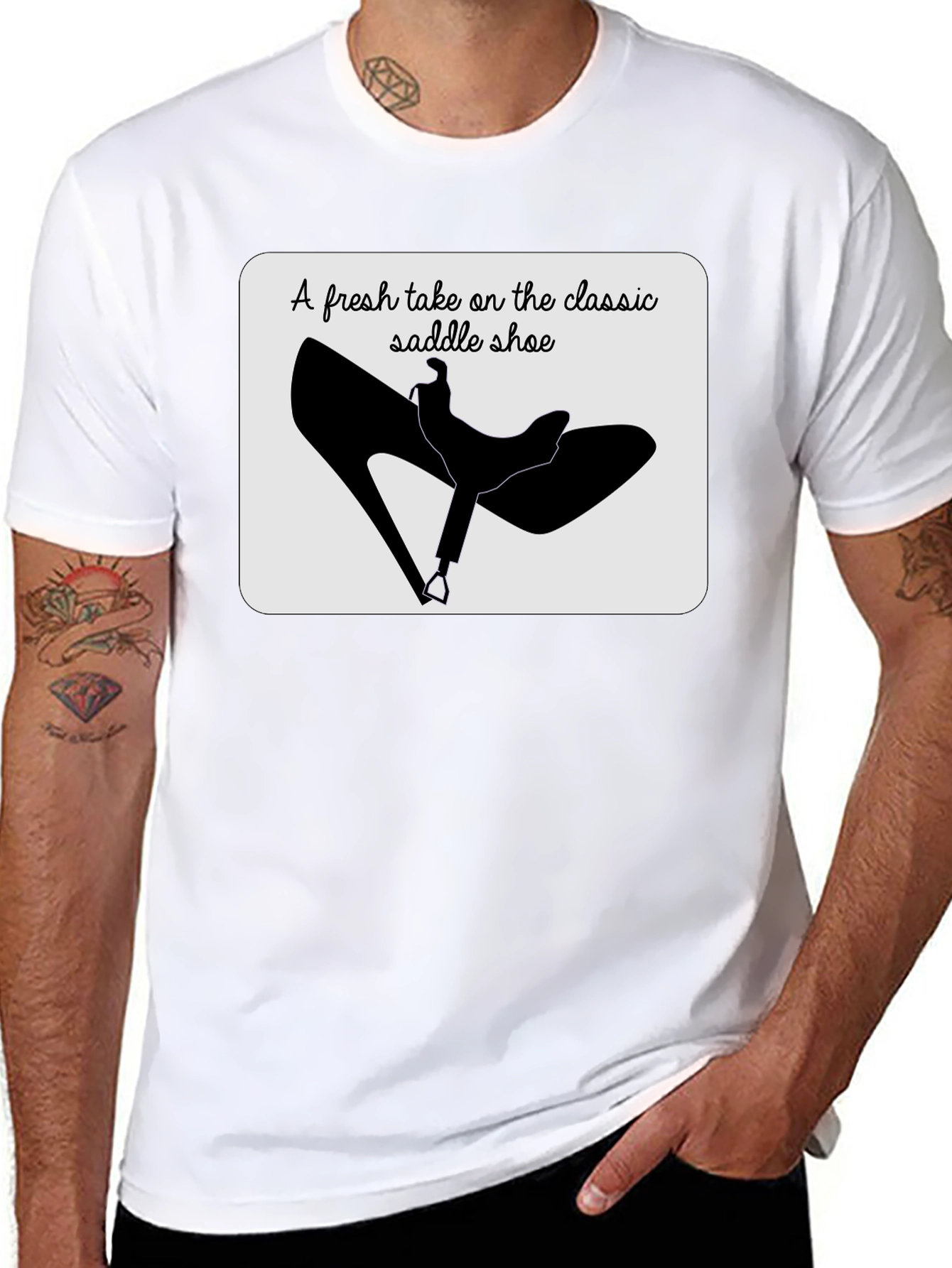 Saddle Shoe Tee: Classic Style Reimagined
