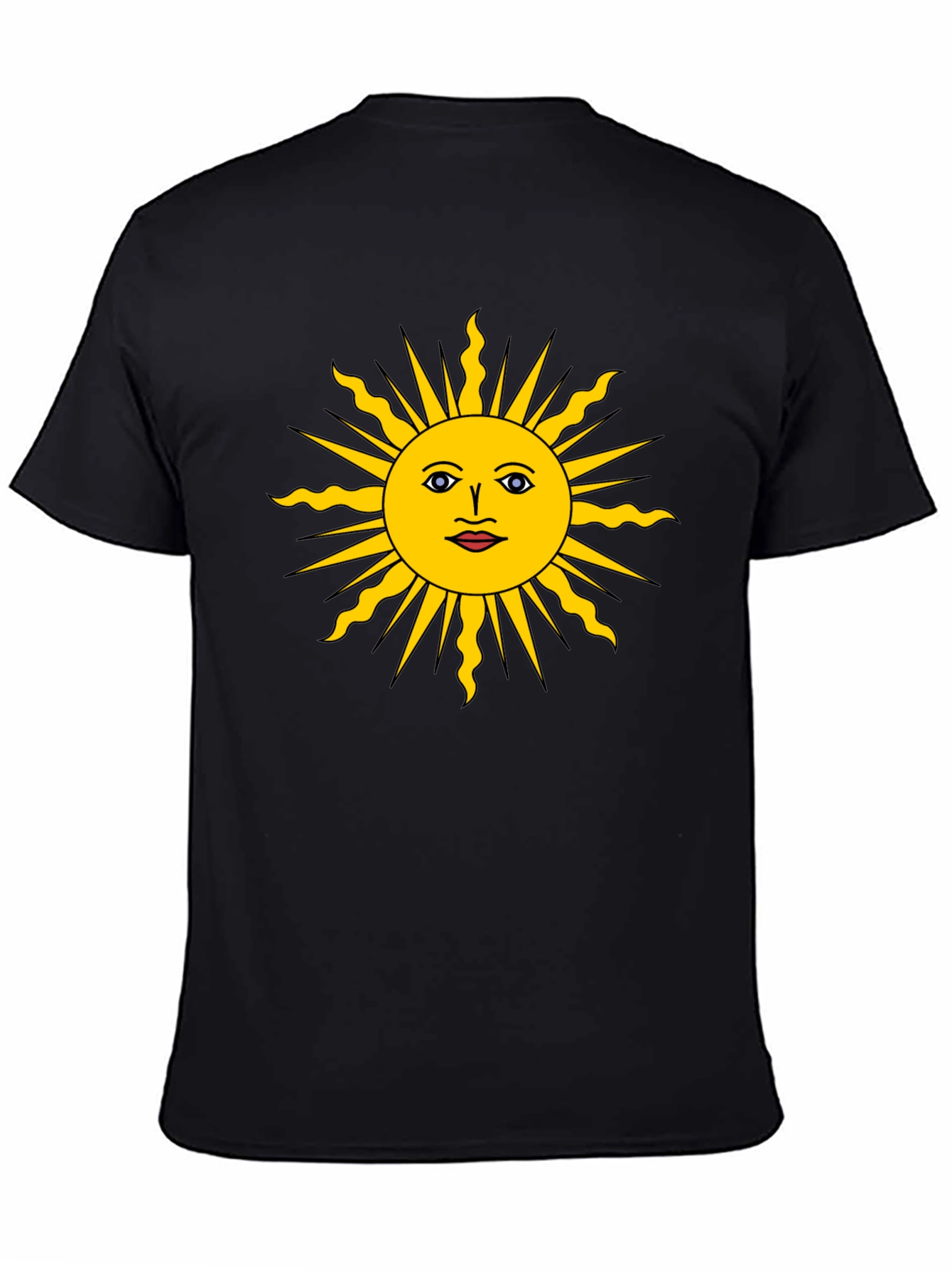 Sun Graphic Black Tee
