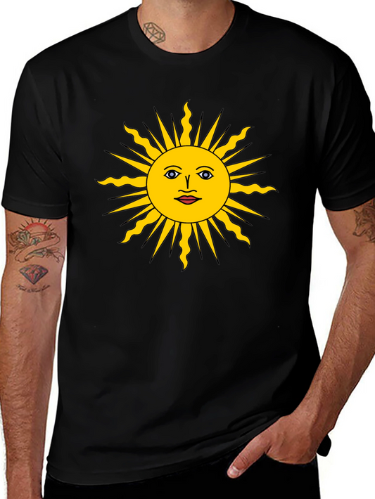 Sun Graphic Black Tee