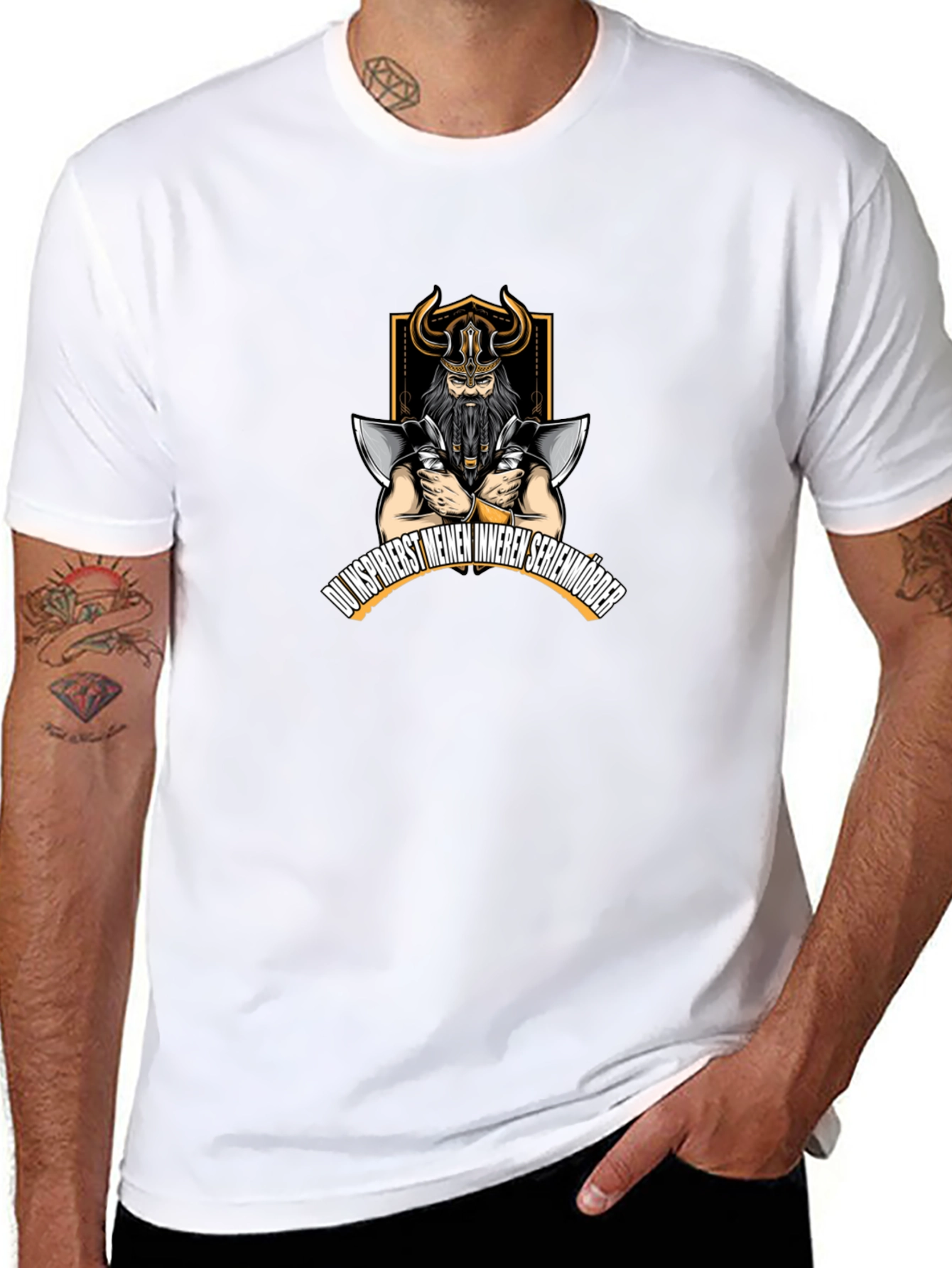 Viking Serial Killer Graphic T-Shirt