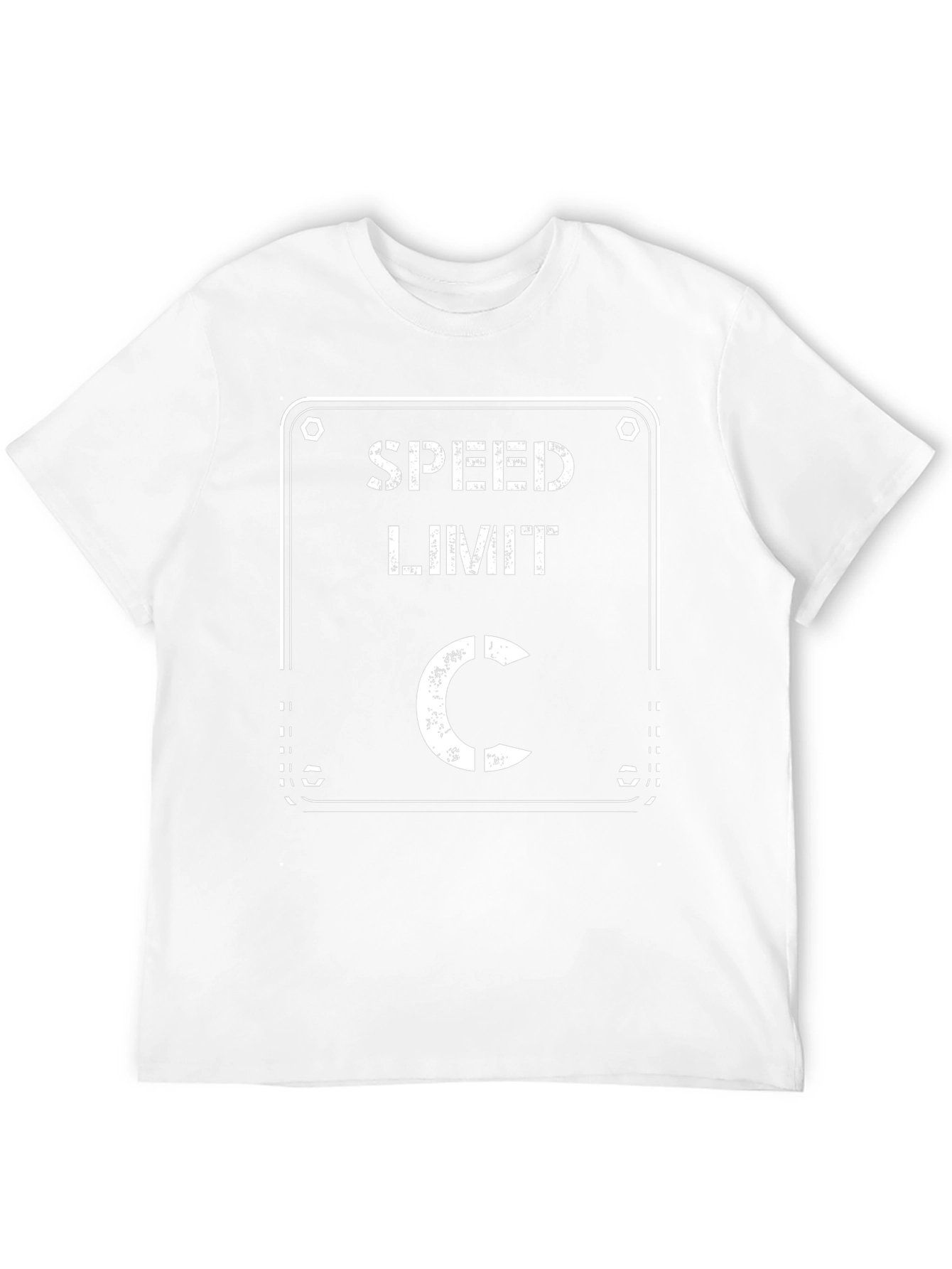 Speed Limit C T-Shirt - Black Cotton Graphic Tee