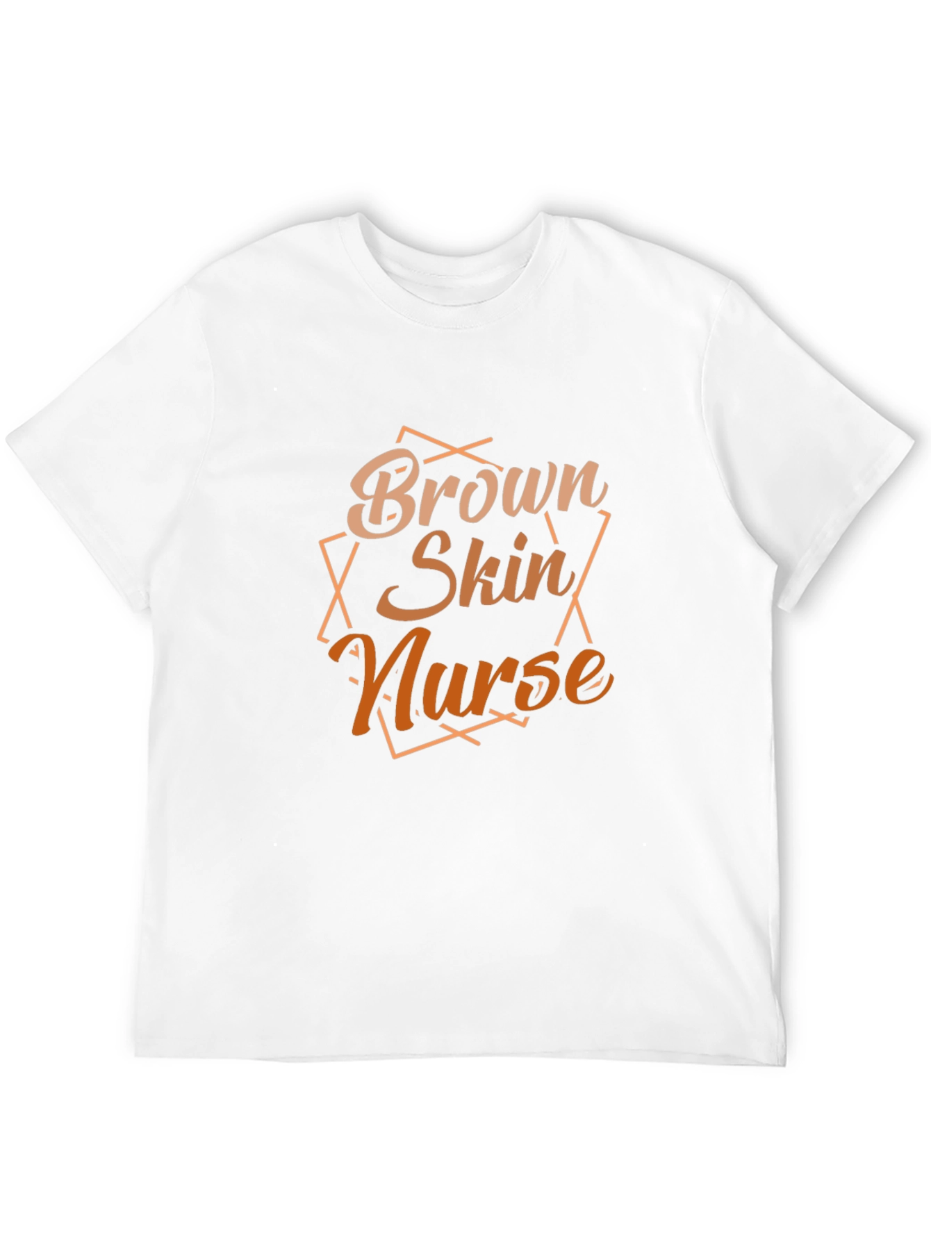 Brown Skin Nurse Graphic T-Shirt